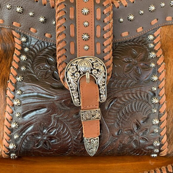 Vintage American West Shoulder Bag/Purse - Picture 3 of 16